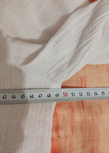 Düğmeli Beyaz Şilebezi Gömlek - Görsel 9