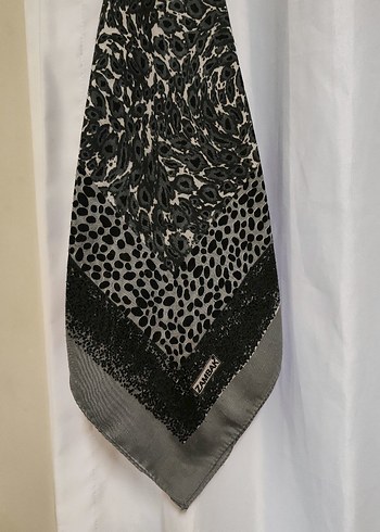 Bohem Gri Kadın Şal - Görsel 4