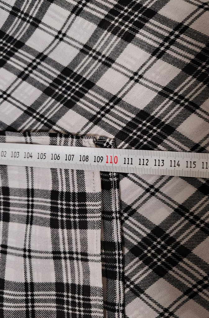 Gri Ekose Kadın Kumaş Başörtü - Görsel 5