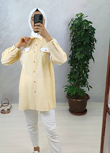 Gofre kumaş Milan Tunik