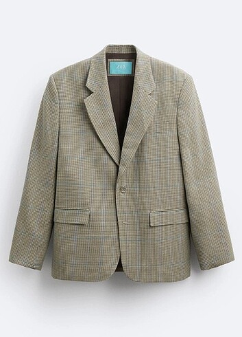 Zara Harry Lambert Oversize Blazer 