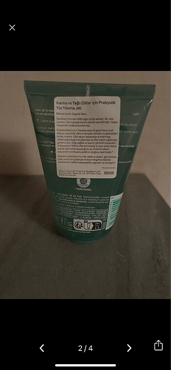 Yves Rocher Yvesroche karma/yağlı cilt yüz yıkama