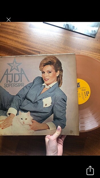 Ajda Pekkan şeffaf long play