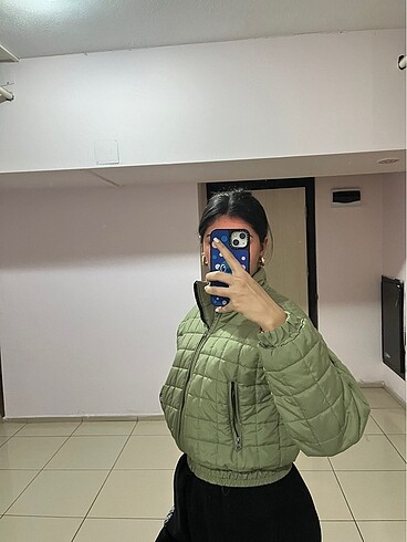 xs Beden haki Renk Trendyolmilla bomber