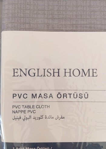 English Home PVC masa örtüsü - Görsel 2
