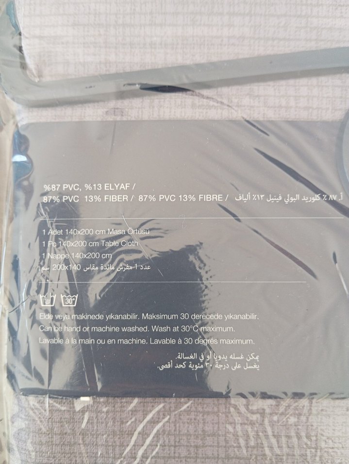 English Home PVC masa örtüsü - Görsel 3