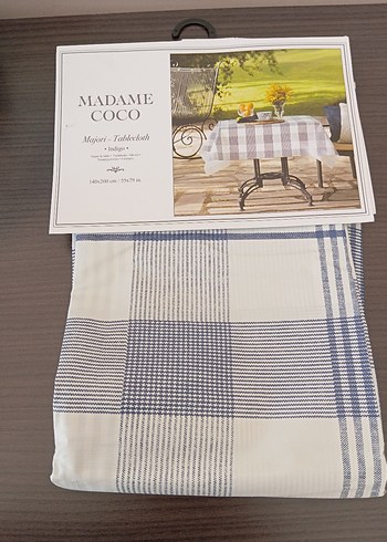 Madame  Coco PVC Masa Örtüsü - Görsel 2