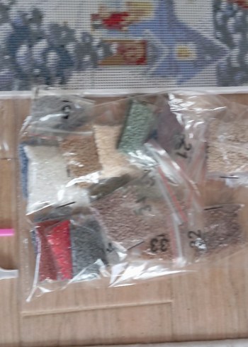 Kış Temalı Çok Renkli Elmas mozaik Puzzle - Görsel 7