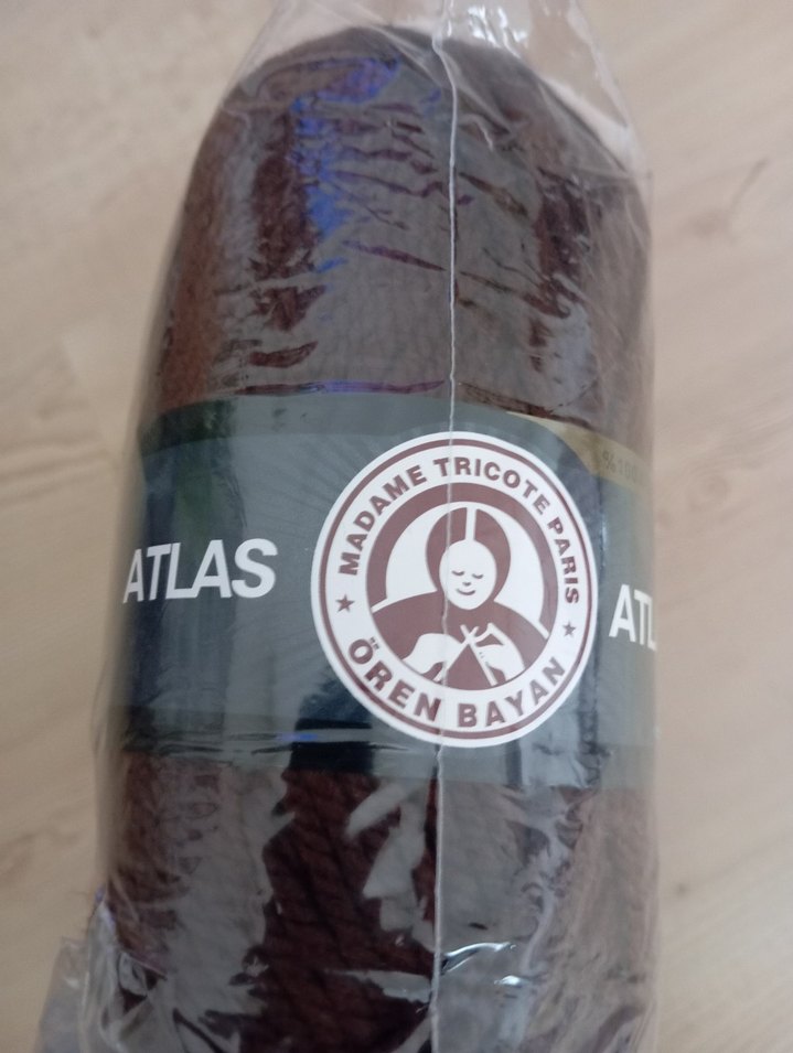 Kahverengi örgü ipi - Görsel 3