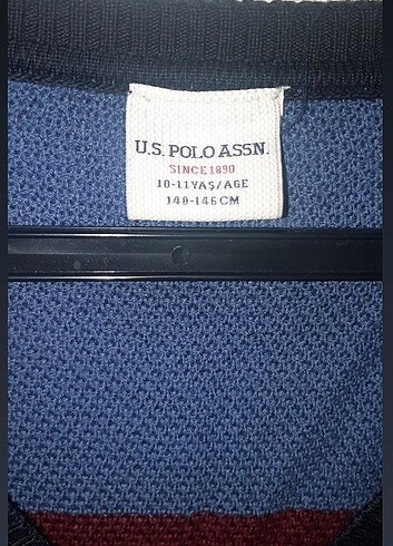 10 Yaş Beden U.S POLO 10-11 yaş erkek çocuk hırka 