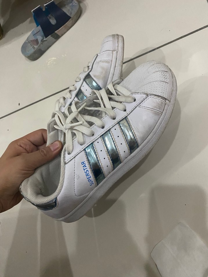 Beyaz Bağcıklı Kadın Spor Ayakkabı - Görsel 2