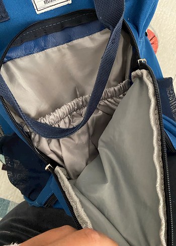 Koyu Mavi anne bebek çantası - Görsel 3