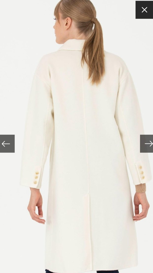 PİERRE CARDİN BAYAN KREM KAŞE KABAN.38 BEDEN  - Görsel 2