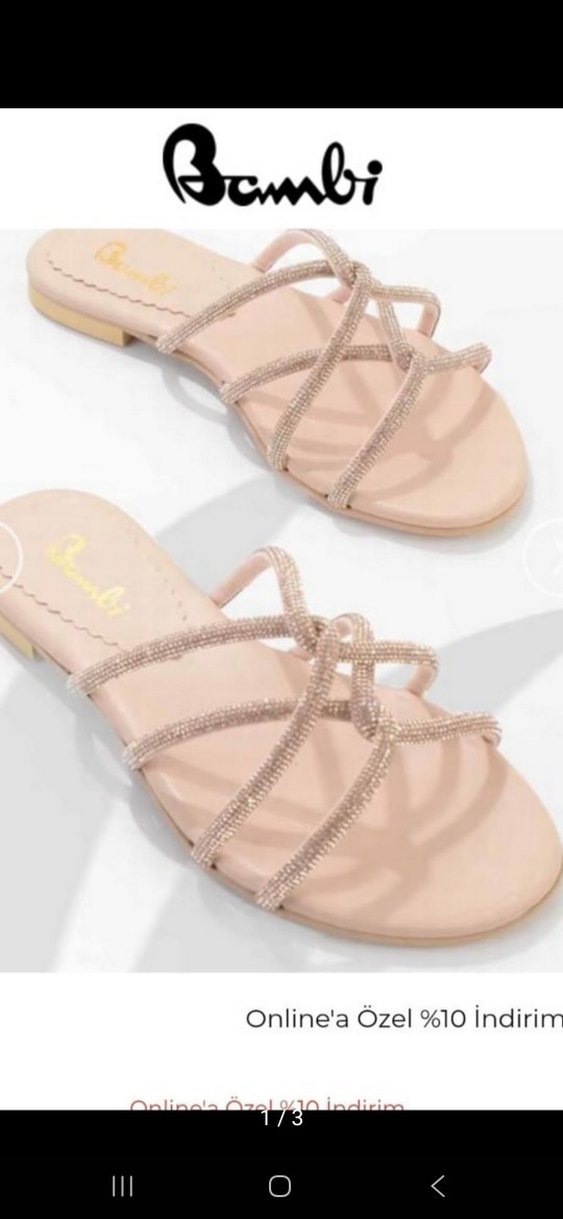 BAMBİ BAYAN 2 ADET TERLİK.37 NUMARA. YENİ  - Görsel 2