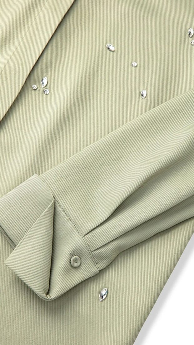 İPEKYOL Yeşil Kadın Uzun Kollu Takım Elbise.YENİ - Görsel 5