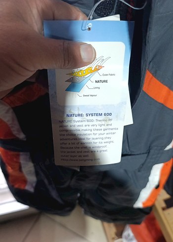 Gri Desenli Bebek Kayak Tulumu - Görsel 4