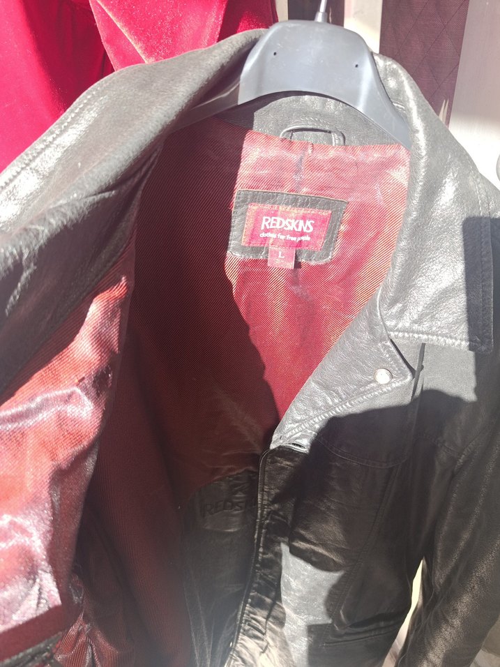 Siyah Deri Biker Ceket, Normal Boy, Tokalı - Görsel 2