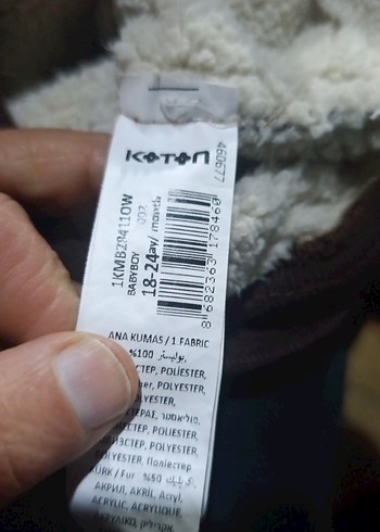 kapsonlu bebek deri montu - Görsel 7