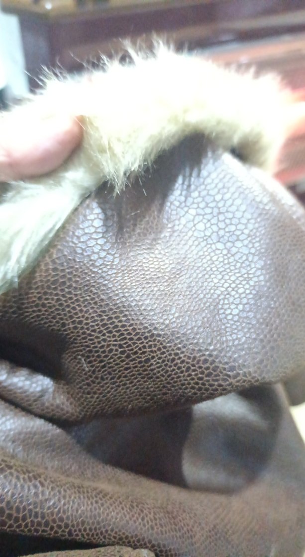 kapsonlu bebek deri montu - Görsel 3