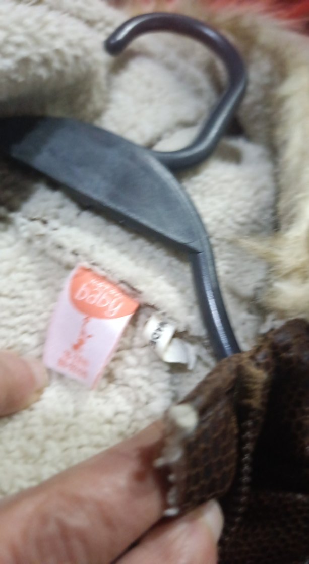 kapsonlu bebek deri montu - Görsel 5