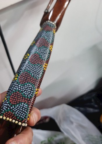 Afrika ahsap figür 41 cm - Görsel 5