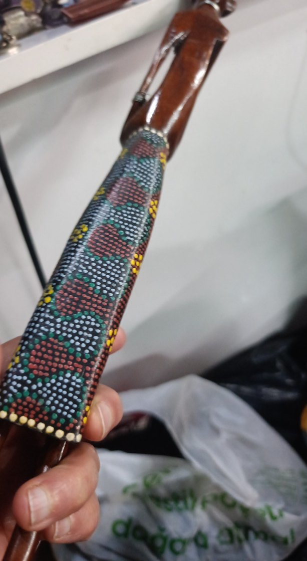 Afrika ahsap figür 41 cm - Görsel 5