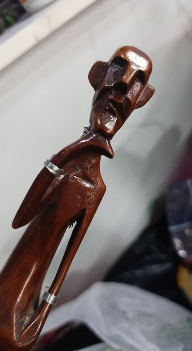 Afrika ahsap figür 41 cm - Görsel 3