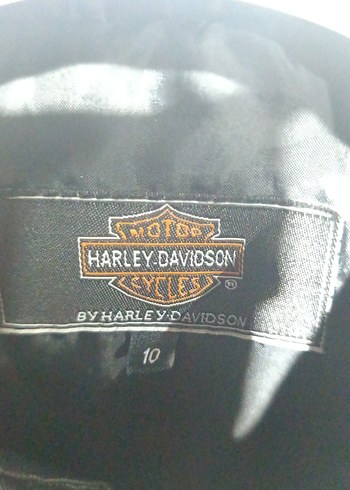 Harley Davidson orjinal deri cocuk montu - Görsel 5