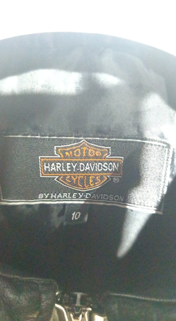 Harley Davidson orjinal deri cocuk montu - Görsel 5
