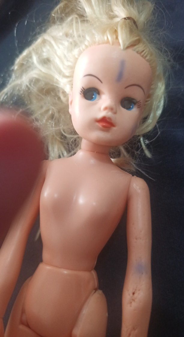 VİNTAGE OYUNCAK BEBEK SİNDY DOLL - Görsel 3