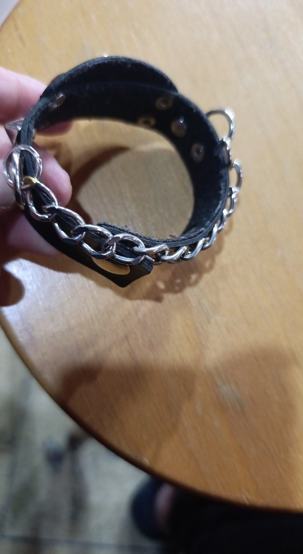 Kuru Kafalı Siyah Biker Erkek Bileklik - Görsel 2