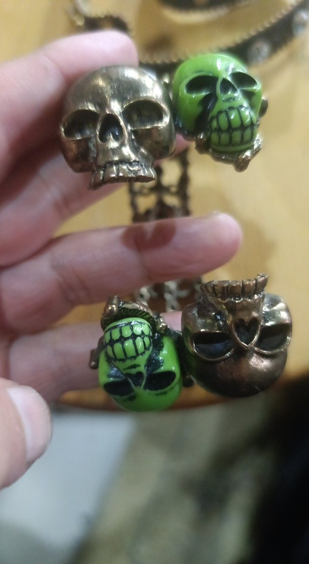 Yeşil Kafatası bilezik - Görsel 2