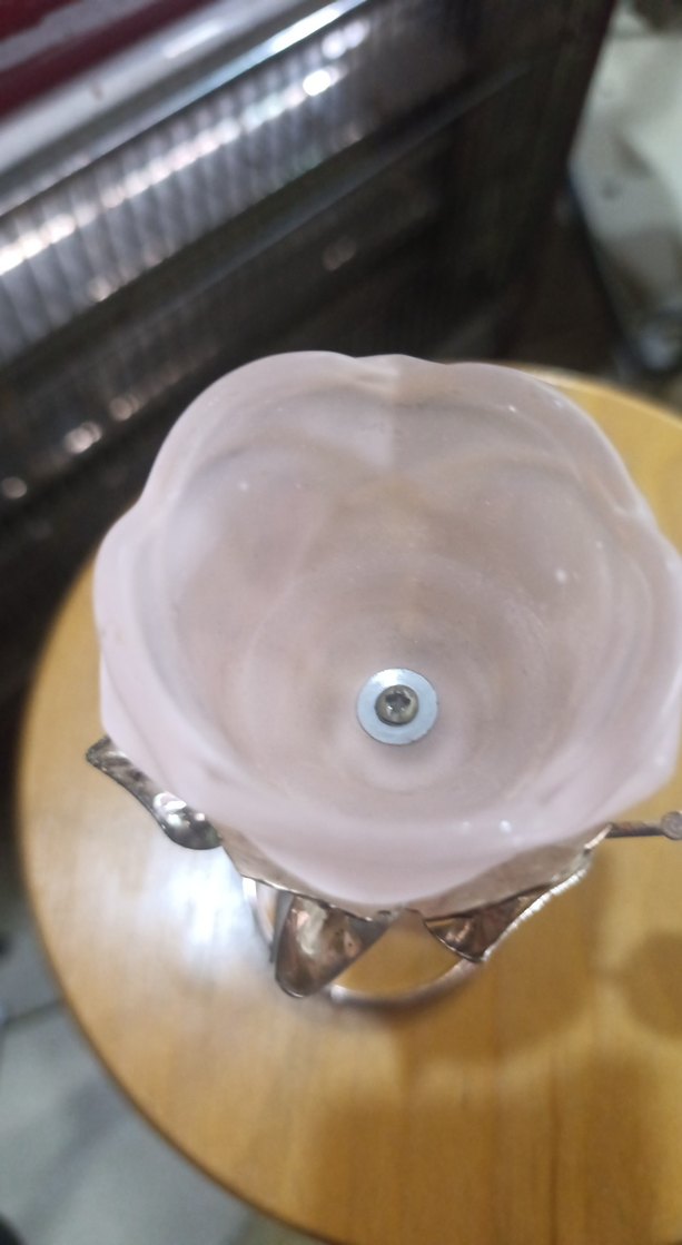 Pembe Gül Şeklinde Dekoratif Mumluk - Görsel 2