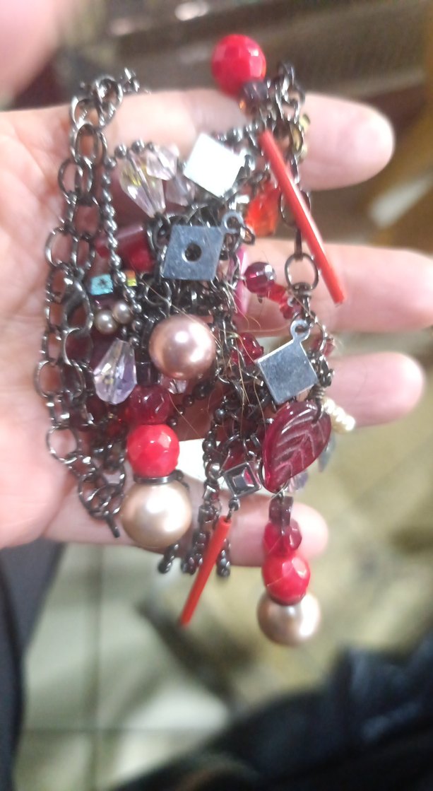 Renkli Boncuklu Uzun Kadın Kolye - Görsel 3