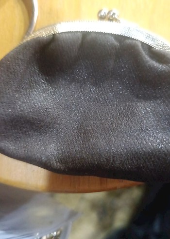 Gri Süet Tokalı Vintage Kadın Cüzdanı - Görsel 3