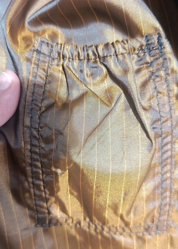 kaftan Düğmeli Siyah Deri Kadın Ceket - Görsel 6