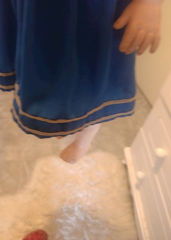 fatoş bebek Mavi Parlak Elbiseli Bebek - Görsel 8