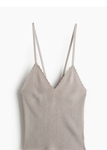 s Beden beyaz Renk h&m v yaka beyaz crop