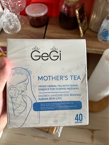 Süt yapan bebekgaz giderici çay