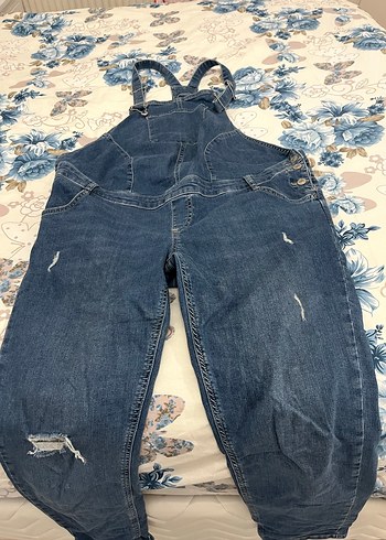 Hamile  Mavi Kot Uzun Tulum - Görsel 2