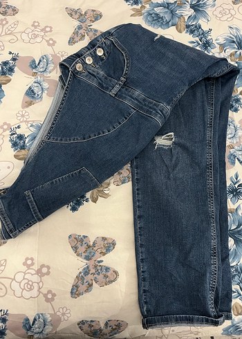 Hamile  Mavi Kot Uzun Tulum - Görsel 3