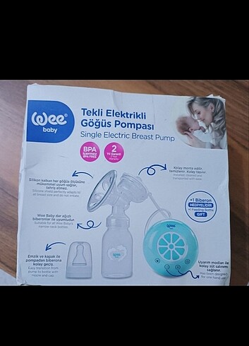 Wee baby tekli elektrikli göğüs pompası 