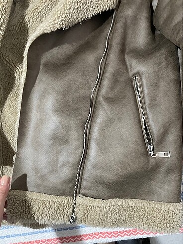 m Beden camel Renk Biker mont