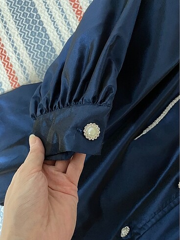 Mavi renk tunik - Görsel 6