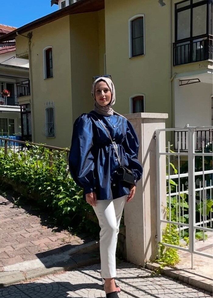 Mavi renk tunik - Görsel 2