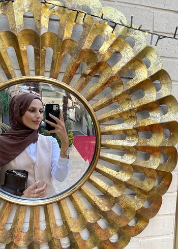 Krem  renk süveter - Görsel 4