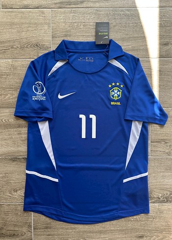 Brezilya 2002 Dünya Kupası Deplasman Forması - Görsel 2