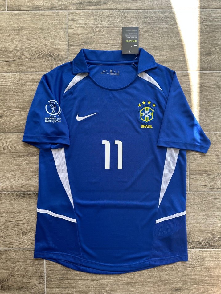 Brezilya 2002 Dünya Kupası Deplasman Forması - Görsel 2