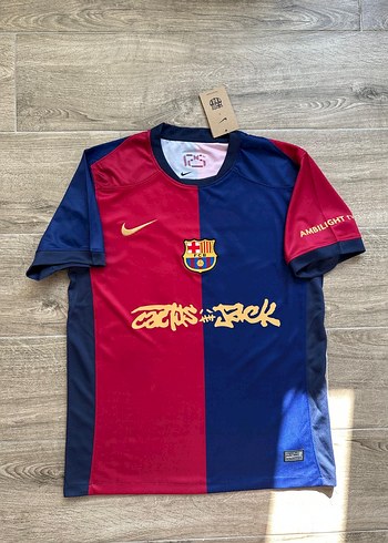 Barcelona 2024--2025 iç saha Travis Scott RAPHINHA forması. - Görsel 2