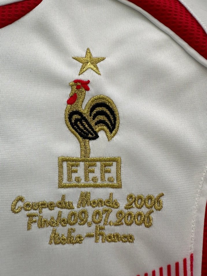 Fransa 2006 Dünya Kupası Zinedine Zidane forması - Görsel 3